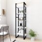 vidaXL Bücherregal 5 Fächer Weiß 60x30x175 cm Holzwerkstoff vidaXL Bücherregal 5 Fächer Weiß 60x30x175 cm Holzwerkstoff