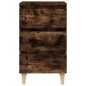 vidaXL Nachttische 2 Stk. Massivholz-Beine Räuchereiche 40x35x69 cm vidaXL Nachttische 2 Stk. Massivholz-Beine Räuchereiche 40x35x69 cm