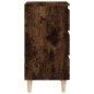 vidaXL Nachttische 2 Stk. Massivholz-Beine Räuchereiche 40x35x69 cm vidaXL Nachttische 2 Stk. Massivholz-Beine Räuchereiche 40x35x69 cm