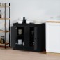 vidaXL Sideboards 2 Stk. Schwarz 37,5x35,5x67,5 cm Holzwerkstoff vidaXL Sideboards 2 Stk. Schwarz 37,5x35,5x67,5 cm Holzwerkstoff