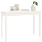 vidaXL Konsolentisch Weiß 110x40x75 cm Massivholz Kiefer vidaXL Konsolentisch Weiß 110x40x75 cm Massivholz Kiefer