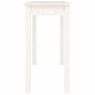 vidaXL Konsolentisch Weiß 110x40x75 cm Massivholz Kiefer vidaXL Konsolentisch Weiß 110x40x75 cm Massivholz Kiefer