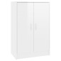 vidaXL Schuhschrank Hochglanz-Weiß 60x35x92 cm Holzwerkstoff vidaXL Schuhschrank Hochglanz-Weiß 60x35x92 cm Holzwerkstoff