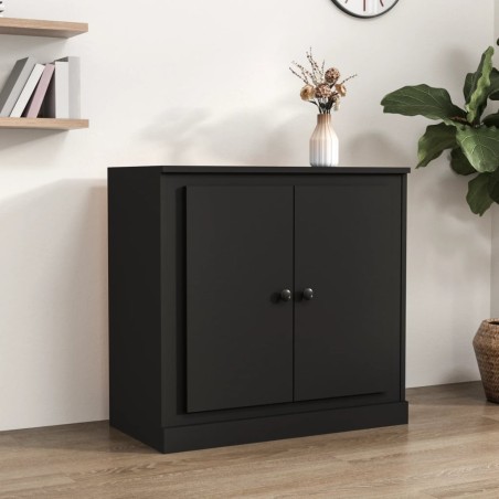 vidaXL Sideboard Schwarz 70x35,5x67,5 cm Holzwerkstoff