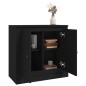 vidaXL Sideboard Schwarz 70x35,5x67,5 cm Holzwerkstoff vidaXL Sideboard Schwarz 70x35,5x67,5 cm Holzwerkstoff