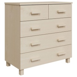 vidaXL Sideboard HAMAR Honigbraun 79x40x80 cm Massivholz Kiefer