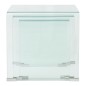 vidaXL Dreiteiliges Satztisch-Set aus gehärtetem Glas Transparent vidaXL Dreiteiliges Satztisch-Set aus gehärtetem Glas Transparent