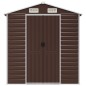 vidaXL Gerätehaus Braun 191x895x198 cm Verzinkter Stahl vidaXL Gerätehaus Braun 191x895x198 cm Verzinkter Stahl