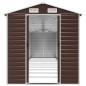 vidaXL Gerätehaus Braun 191x895x198 cm Verzinkter Stahl vidaXL Gerätehaus Braun 191x895x198 cm Verzinkter Stahl