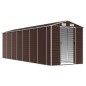 vidaXL Gerätehaus Braun 191x640x198 cm Verzinkter Stahl vidaXL Gerätehaus Braun 191x640x198 cm Verzinkter Stahl