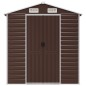 vidaXL Gerätehaus Braun 191x640x198 cm Verzinkter Stahl vidaXL Gerätehaus Braun 191x640x198 cm Verzinkter Stahl