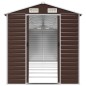 vidaXL Gerätehaus Braun 191x640x198 cm Verzinkter Stahl vidaXL Gerätehaus Braun 191x640x198 cm Verzinkter Stahl