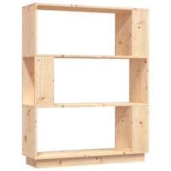 vidaXL Bücherregal/Raumteiler 80x25x101 cm Massivholz Kiefer