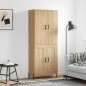 Highboard Sonoma-Eiche 69,5x34x180 cm Holzwerkstoff Highboard Sonoma-Eiche 69,5x34x180 cm Holzwerkstoff