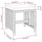 5-tlg. Garten-Essgruppe Poly Rattan Akazienholz Schwarz 5-tlg. Garten-Essgruppe Poly Rattan Akazienholz Schwarz