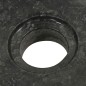 vidaXL Waschtisch Massivholz Teak mit Waschbecken Marmor Schwarz vidaXL Waschtisch Massivholz Teak mit Waschbecken Marmor Schwarz