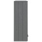 vidaXL Highboard-Oberteil HAMAR Dunkelgrau 85x35x100 cm Massivholz vidaXL Highboard-Oberteil HAMAR Dunkelgrau 85x35x100 cm Massivholz