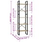 vidaXL Bücherregal 5 Fächer Sonoma-Eiche 60x30x175 cm Holzwerkstoff vidaXL Bücherregal 5 Fächer Sonoma-Eiche 60x30x175 cm Holzwerkstoff