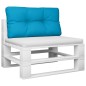 vidaXL Palettenkissen Blau 70x40x12 cm Stoff vidaXL Palettenkissen Blau 70x40x12 cm Stoff
