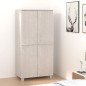 vidaXL Kleiderschrank HAMAR Weiß 89x50x180 cm Massivholz Kiefer vidaXL Kleiderschrank HAMAR Weiß 89x50x180 cm Massivholz Kiefer