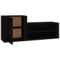 vidaXL Schuhschrank Schwarz 130x35x54 cm Holzwerkstoff vidaXL Schuhschrank Schwarz 130x35x54 cm Holzwerkstoff