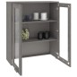 vidaXL Highboard-Oberteil HAMAR Hellgrau 85x35x100 cm Massivholz vidaXL Highboard-Oberteil HAMAR Hellgrau 85x35x100 cm Massivholz