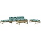 vidaXL 5-tlg. Garten-Lounge-Set mit Kissen Imprägniertes Kiefernholz vidaXL 5-tlg. Garten-Lounge-Set mit Kissen Imprägniertes Kiefernholz