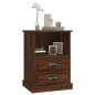 vidaXL Nachttische 2 Stk. Braun Eichen-Optik 43x36x60 cm vidaXL Nachttische 2 Stk. Braun Eichen-Optik 43x36x60 cm