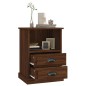 vidaXL Nachttische 2 Stk. Braun Eichen-Optik 43x36x60 cm vidaXL Nachttische 2 Stk. Braun Eichen-Optik 43x36x60 cm