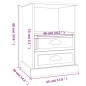 vidaXL Nachttische 2 Stk. Braun Eichen-Optik 43x36x60 cm vidaXL Nachttische 2 Stk. Braun Eichen-Optik 43x36x60 cm