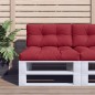 vidaXL Palettenkissen Weinrot 70x40x12 cm Stoff vidaXL Palettenkissen Weinrot 70x40x12 cm Stoff