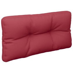 vidaXL Palettenkissen Weinrot 70x40x12 cm Stoff
