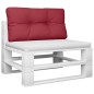 vidaXL Palettenkissen Weinrot 70x40x12 cm Stoff vidaXL Palettenkissen Weinrot 70x40x12 cm Stoff