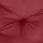 vidaXL Palettenkissen Weinrot 70x40x12 cm Stoff vidaXL Palettenkissen Weinrot 70x40x12 cm Stoff