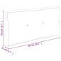 vidaXL Palettenkissen Weinrot 70x40x12 cm Stoff vidaXL Palettenkissen Weinrot 70x40x12 cm Stoff