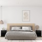 vidaXL Nachttische 2 Stk. Schwarz 43x36x50 cm vidaXL Nachttische 2 Stk. Schwarz 43x36x50 cm