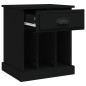 vidaXL Nachttische 2 Stk. Schwarz 43x36x50 cm vidaXL Nachttische 2 Stk. Schwarz 43x36x50 cm