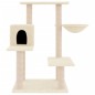 vidaXL Kratzbaum mit Sisal-Kratzsäulen Creme 82,5 cm vidaXL Kratzbaum mit Sisal-Kratzsäulen Creme 82,5 cm