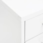 vidaXL Aktenschrank mit Rollen Weiß 28x41x109 cm Metall vidaXL Aktenschrank mit Rollen Weiß 28x41x109 cm Metall