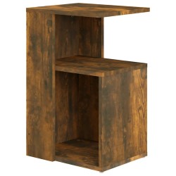 vidaXL Beistelltisch Räuchereiche 36x30x56 cm Holzwerkstoff