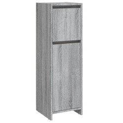 vidaXL Badschrank Grau Sonoma 30x30x95 cm Holzwerkstoff