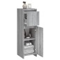 vidaXL Badschrank Grau Sonoma 30x30x95 cm Holzwerkstoff vidaXL Badschrank Grau Sonoma 30x30x95 cm Holzwerkstoff