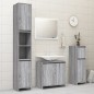 vidaXL Badschrank Grau Sonoma 30x30x95 cm Holzwerkstoff vidaXL Badschrank Grau Sonoma 30x30x95 cm Holzwerkstoff