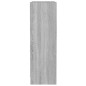 vidaXL Bücherregal Grau Sonoma 60x24x74,5 cm Holzwerkstoff vidaXL Bücherregal Grau Sonoma 60x24x74,5 cm Holzwerkstoff