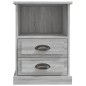 vidaXL Nachttische 2 Stk. Grau Sonoma 43x36x60 cm vidaXL Nachttische 2 Stk. Grau Sonoma 43x36x60 cm