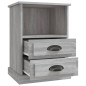 vidaXL Nachttische 2 Stk. Grau Sonoma 43x36x60 cm vidaXL Nachttische 2 Stk. Grau Sonoma 43x36x60 cm