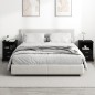 vidaXL Nachttische 2 Stk. Schwarz 43x36x60 cm vidaXL Nachttische 2 Stk. Schwarz 43x36x60 cm