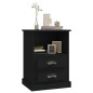 vidaXL Nachttische 2 Stk. Schwarz 43x36x60 cm vidaXL Nachttische 2 Stk. Schwarz 43x36x60 cm