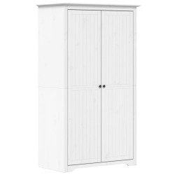 vidaXL Kleiderschrank BODO Weiß 101x52x176,5 cm Massivholz Kiefer
