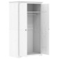 vidaXL Kleiderschrank BODO Weiß 101x52x176,5 cm Massivholz Kiefer vidaXL Kleiderschrank BODO Weiß 101x52x176,5 cm Massivholz Kiefer